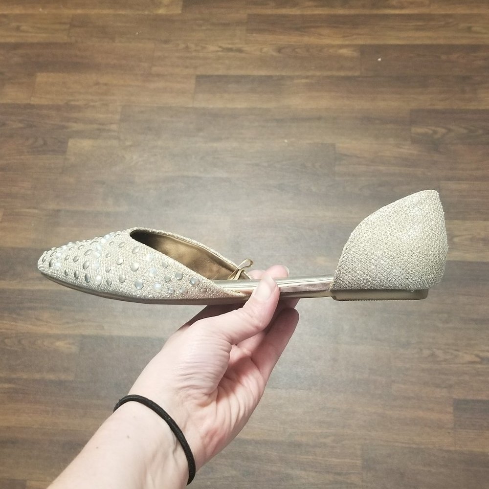 Women's Pointed Toe Flat Shoes - Picture 5 of 12